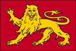 Le drapeau de l'Aquitaine a t ralis tardivement,  partir des armes d'aquitaines donnes  la province suite  l'invasion anglaise de la guerre de Cent Ans. Le lopard Plantagent a t volontairement choisi comme signe de la possession britannique. Plusieurs drapeaux sont possibles suite aux multiples provinces de la rgion.
