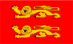 La basse normandie utilise l'antique bannire armorie adapte au drapeau. S'y trouvent 2 lopards de Normandie sur fond rouge.
