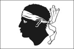 Le drapeau corse reprsente une tte de Maure, symbole ancien qui figurait sur les blasons au temps des croisades aragonaises au XIIIme sicle.
